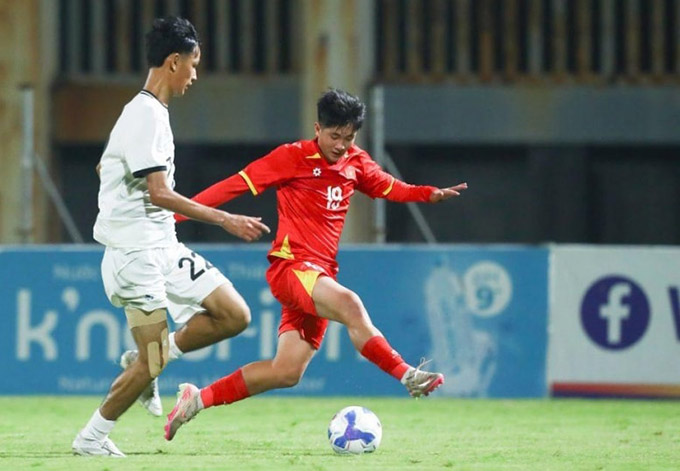 Mạnh Quân ghi 29 bàn trong 3 giải đấu ở năm 2025 - Ảnh: VFF