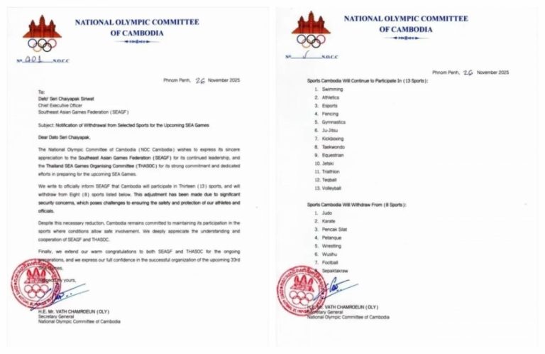 SỐC: U22 Campuchia rút lui khỏi SEA Games, Việt Nam nguy cơ phải bốc thăm lại_69270ed347e4b.jpeg