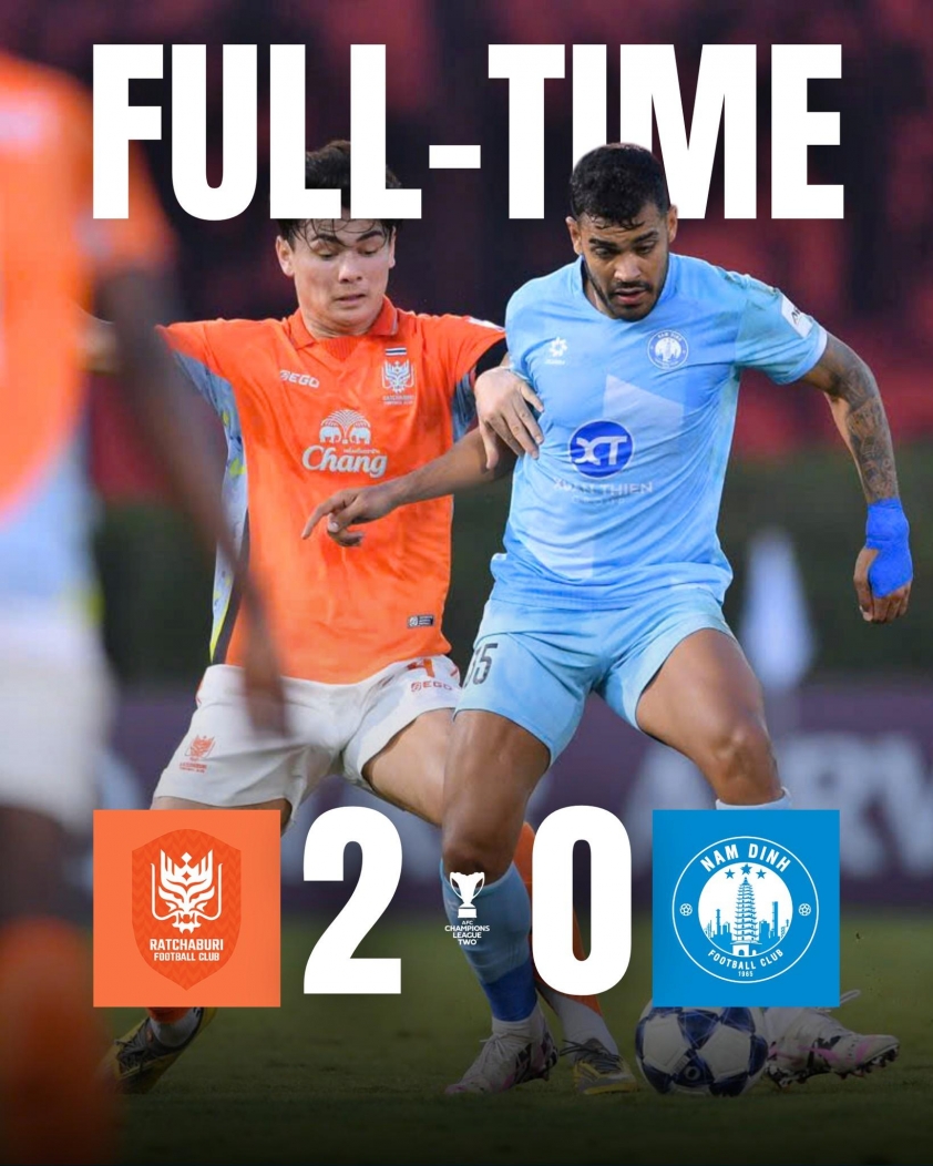 Thua đội Thái Lan, Nam Định có thể bị loại ở C2 châu Á_69284771a80d8.jpeg