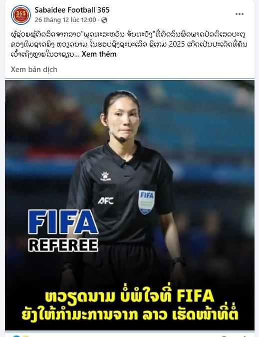 CĐV Lào tranh luận sôi nổi sau sự cố tại chung kết bóng đá nữ SEA Games 33 69522b4da7421.jpeg