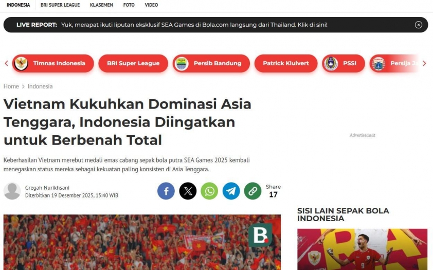 CĐV Thái Lan đồng loạt lên tiếng về vị thế ‘nhà vua ĐNÁ’ của Việt Nam 694c883c12172.jpeg