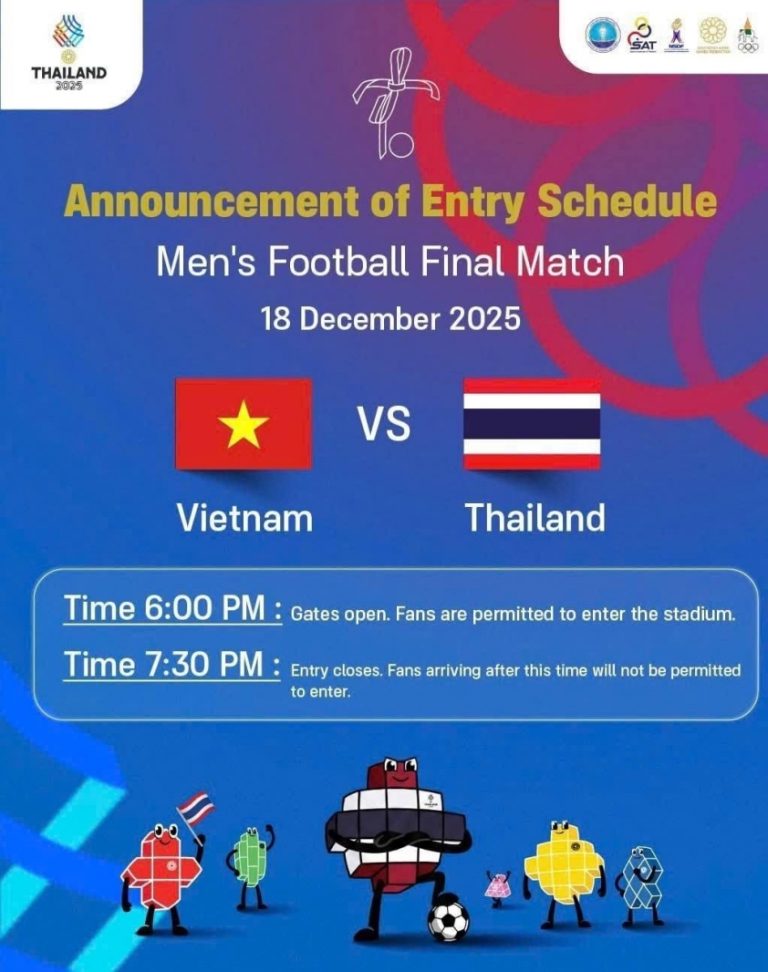 VFF gửi thông báo khẩn tới CĐV trước trận U22 Việt Nam vs Thái Lan 6943be21ed738.jpeg