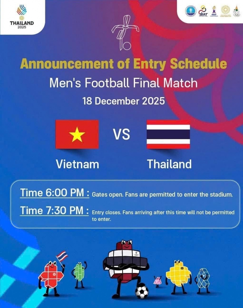 VFF gửi thông báo khẩn tới CĐV trước trận U22 Việt Nam vs Thái Lan 6943be21ed738.jpeg