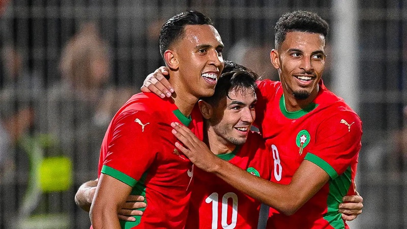 Brahim Diaz ‘nổ’ hat trick; Morocco toàn thắng 6 trận, ghi 26 bàn tại AFCON 6960ae54bb374.jpeg